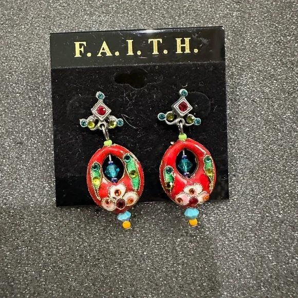 F.A.I.T.H. Earrings - Picture 1 of 2